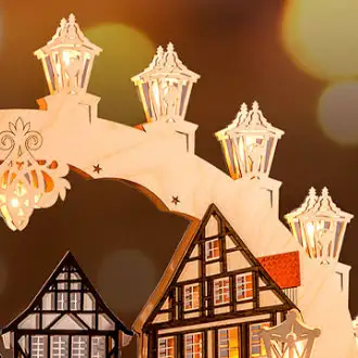 Grafik: Teil eines Schwibbogens