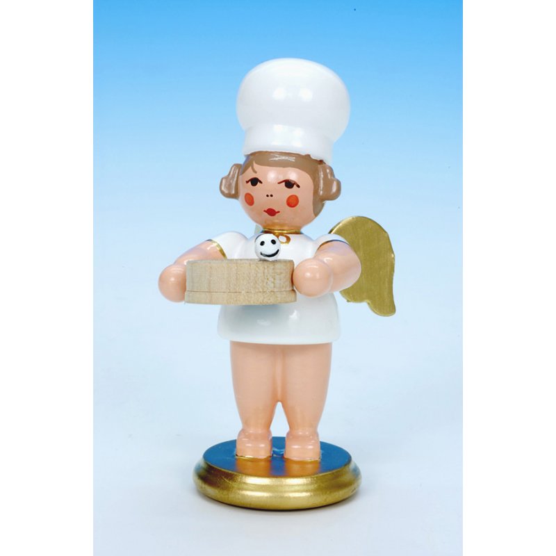 Christian Ulbricht Bäckerengel mit Mehlsieb - Holzkunst aus dem