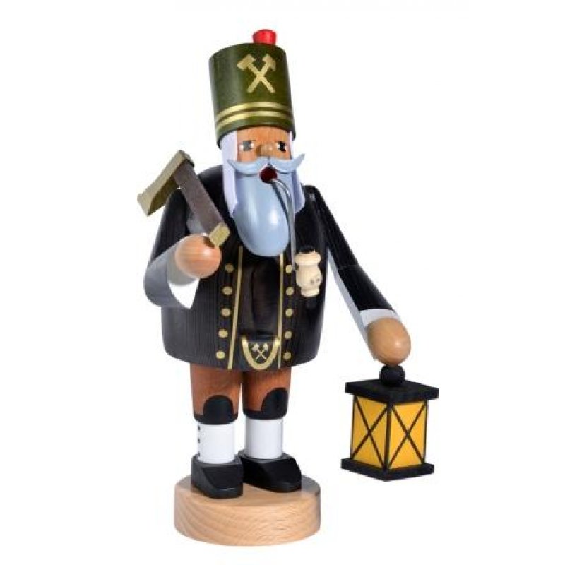 KWO Räuchermann Bergmann mit Axt und Lampe - Holzkunst aus ...