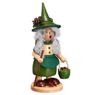 DWU Smoke woman with mushroom basket