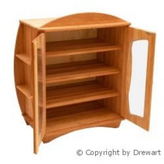 Drewart Puppenmöbel Holzbücherschrank