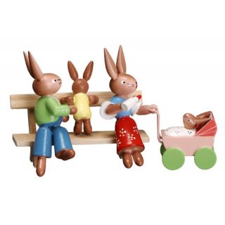 ESCO Hasenbank mit Kinderwagen