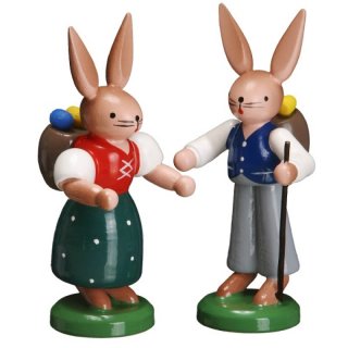 ESCO Hasenpärchen mit Korb