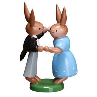ESCO rabbit dancing couple light blue