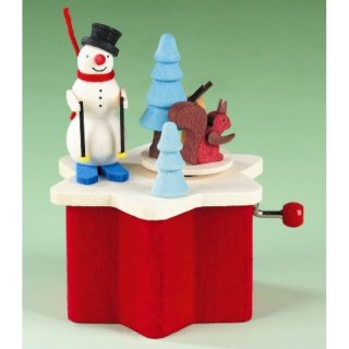 Graupner music box snowman with winder