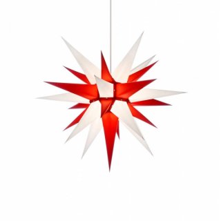Herrnhut christmas star I6 white/red
