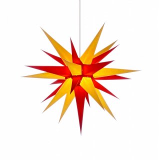 Herrnhuter Weihnachtsstern I7 gelb/rot