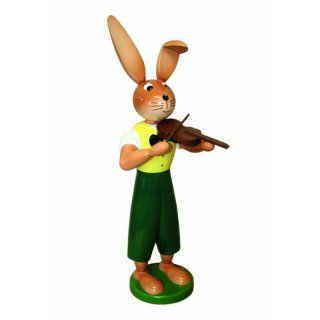 Holzkunst Gahlenz Hase mit Geige