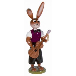 Holzkunst Gahlenz rabbit with guitar