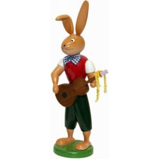 Holzkunst Gahlenz rabbit with guitar