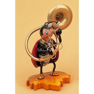 Hubrig ladybug with sousaphone