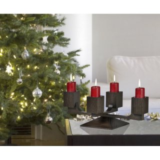 KWO Adventsleuchter Varius - mooreiche