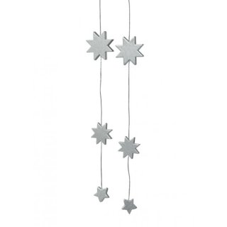 KWO tree decoration stars silver