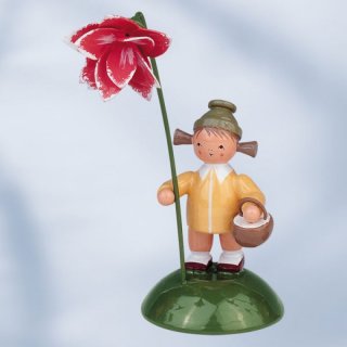 KWO Blumenkind Mädchen mit Nelke
