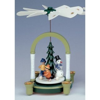 KWO pyramid green-white snowman