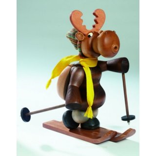 KWO Smoker moose with skis