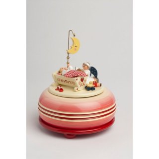 KWO music box Good Night small red