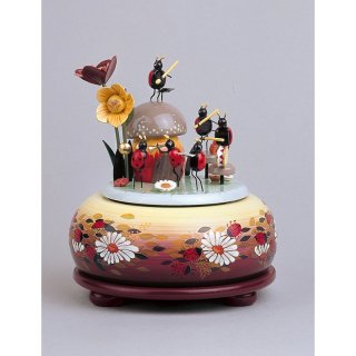 KWO music box little musical beetle small