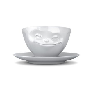 Kaffeetasse Grinsend weiß
