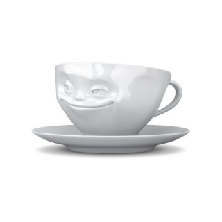 Kaffeetasse Grinsend weiß