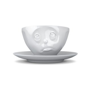 Kaffeetasse Och Bitte weiß