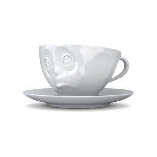 Kaffeetasse Och Bitte weiß