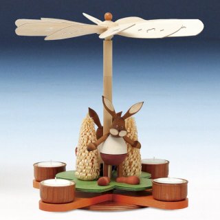 Knuth Neuber Glückskleepyramide Hase bunt