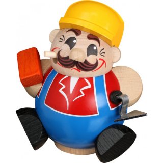 Chubby Smoker construction worker