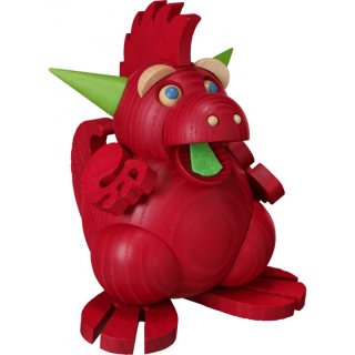 Kugelräucherfigur Drache Feuerspucker