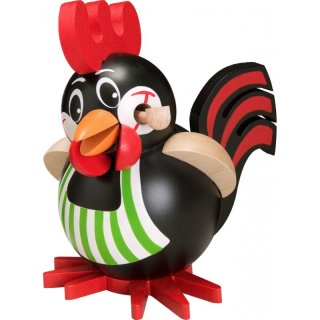 Kugelräucherfigur Gockel