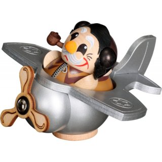 Kugelräucherfigur Hobby Pilot