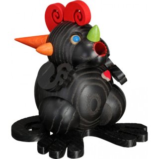 Kugelräucherfigur Schwarzes Drachenherz