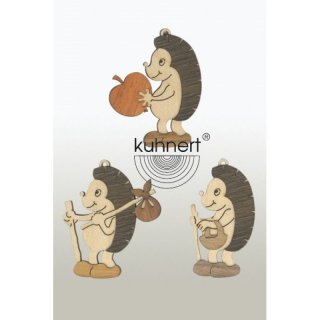 Kuhnert tree decoration hedgehog 6 parts