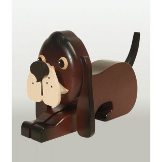 Kuhnert Brillenhalter Hund braun