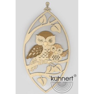 Kuhnert Fensterbild Eule