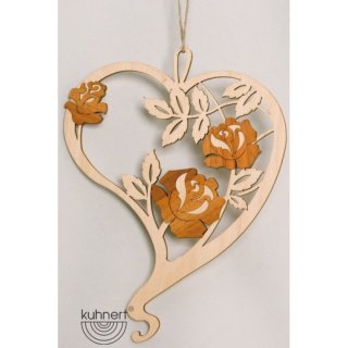 Kuhnert window picture rose heart