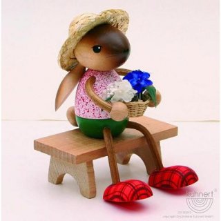 Kuhnert Hase mit Blumenstrauss