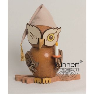 Kuhnert Räucherfigur Eule Schlafmütze