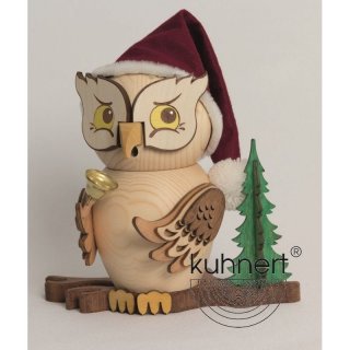 Kuhnert Räucherfigur Eule Weihnachtsmann