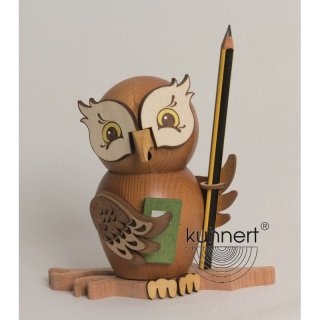 Kuhnert Räucherfigur Eule als Schüler