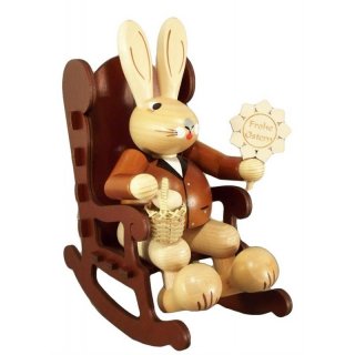 Legler rabbit man in the rocking chair