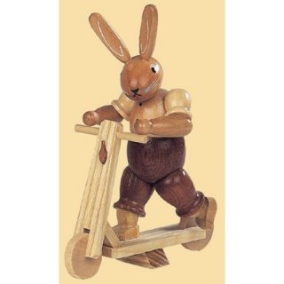 Müller Hase auf Roller natur klein