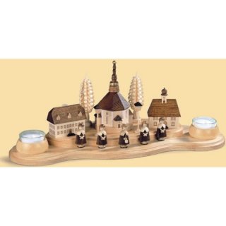 Müller Kerzenhalter Seiffener Dorf