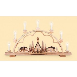 Müller candle arch alps village