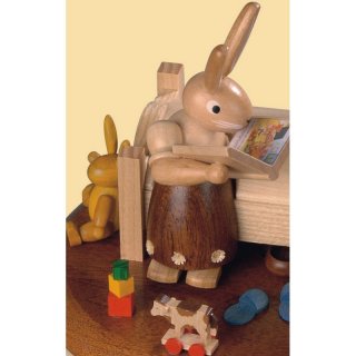 Müller music box motif plate rabbit bed