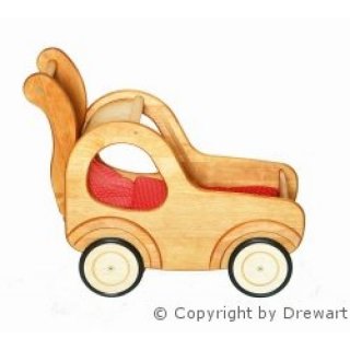 Puppenwagen Auto aus Holz von Drewart