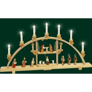 Richard Gläser candle arch Christi nativity