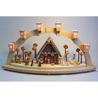 Richard Glässer candle arch Christi nativity
