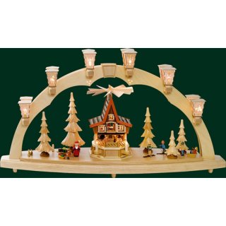 Richard Glässer Schwibbogen Weihnachtswald