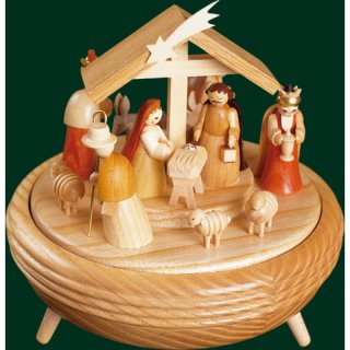 Richard Glässer music box christi nativity